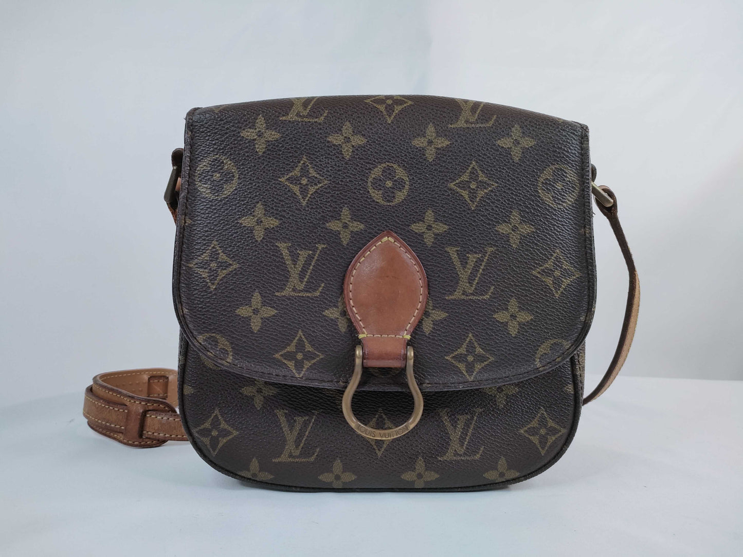 LOUIS VUITTON M51244 Monogram Mini Saint-Cloud Shoulder Bag