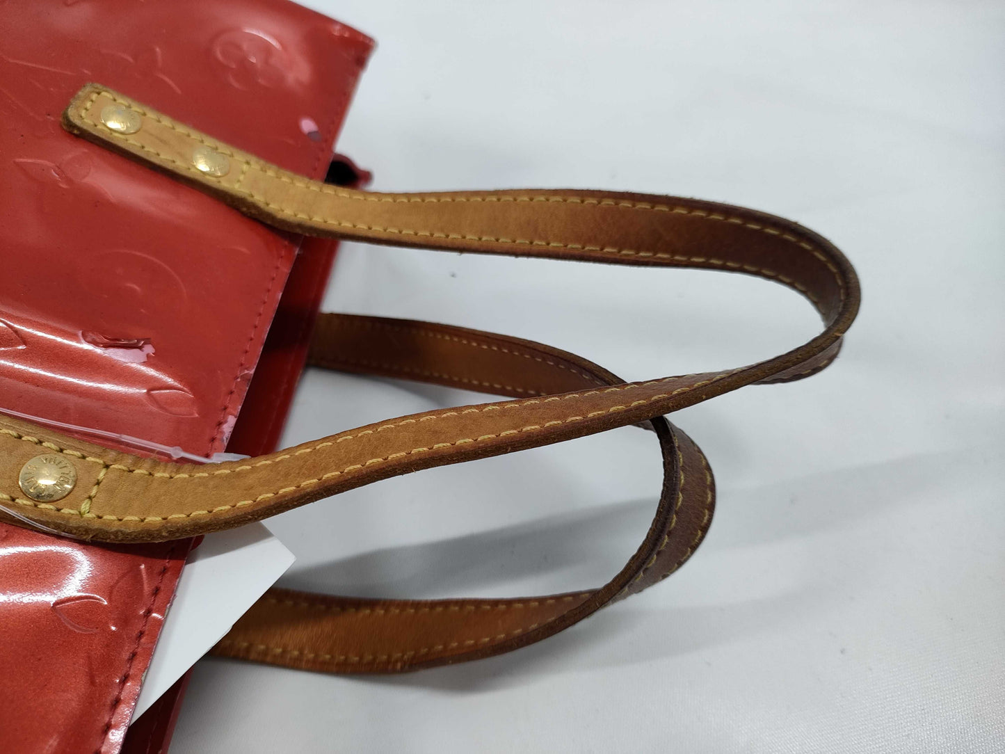 LOUIS VUITTON Vernis Reed PM Handbag