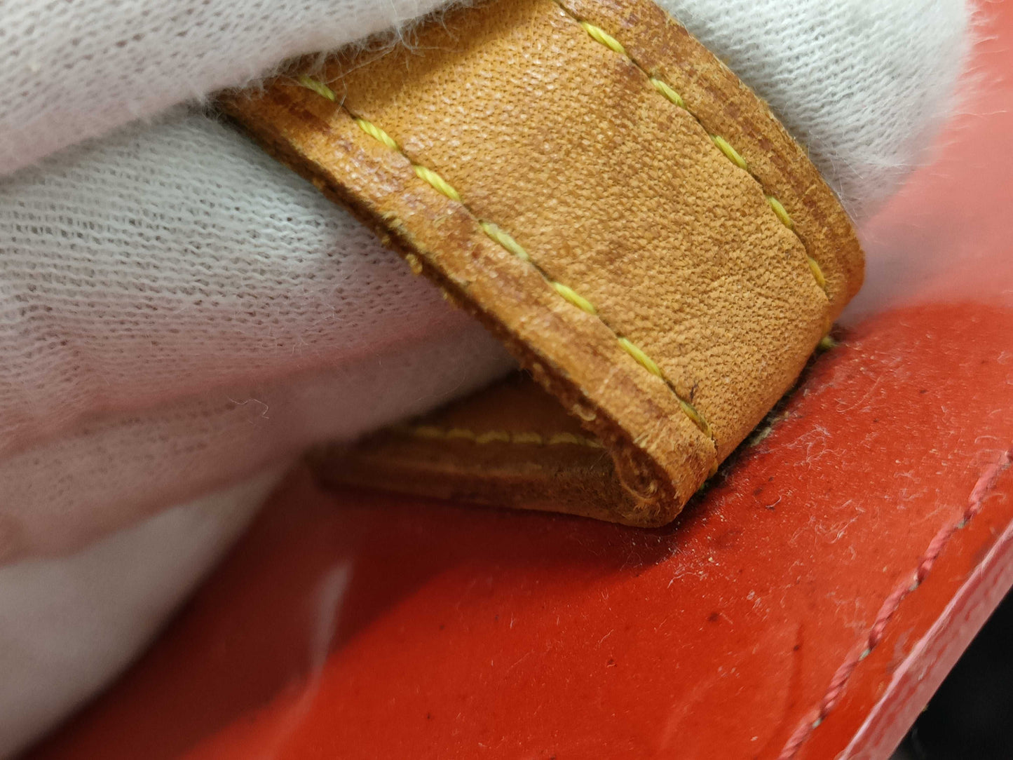 LOUIS VUITTON Vernis Reed PM Handbag