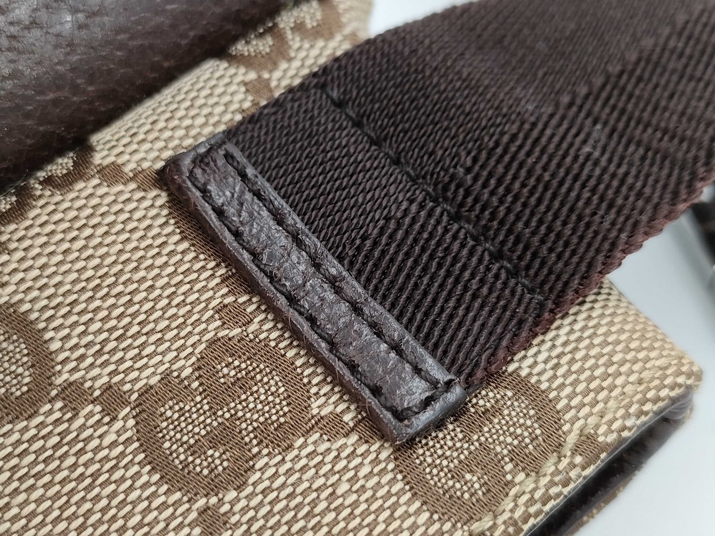 GUCCI GG Canvas Waist Pouch 92543 001998 Shoulder Bag