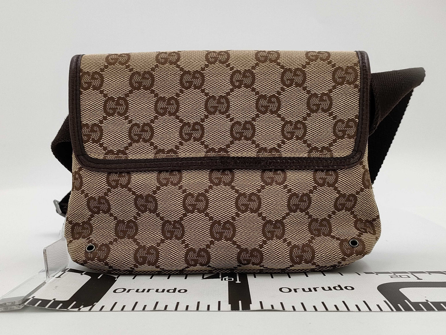 GUCCI GG Canvas Waist Pouch 92543 001998 Shoulder Bag