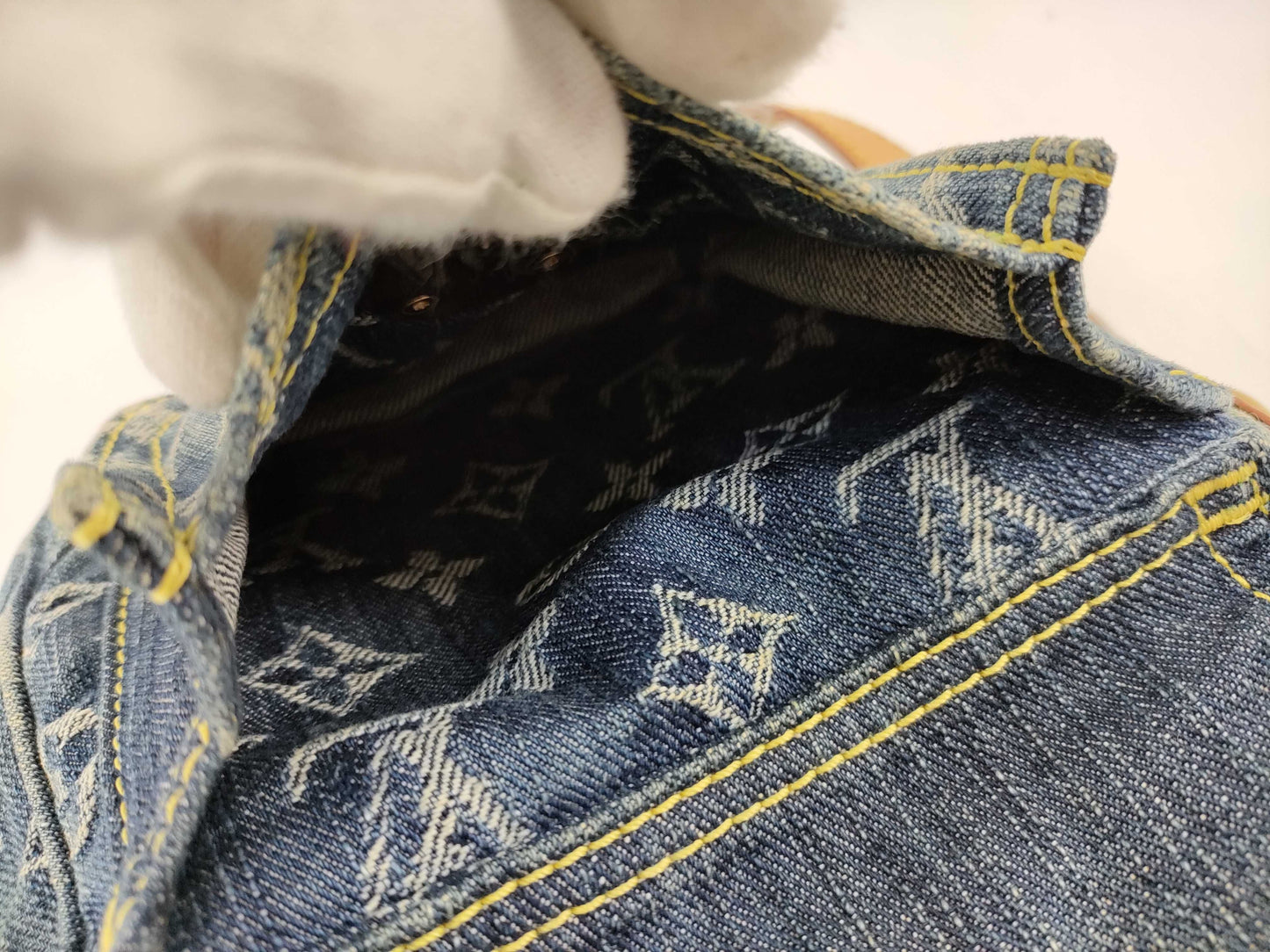 LOUIS VUITTON Monogram Denim M95348 Camera Bag Shoulder Bag