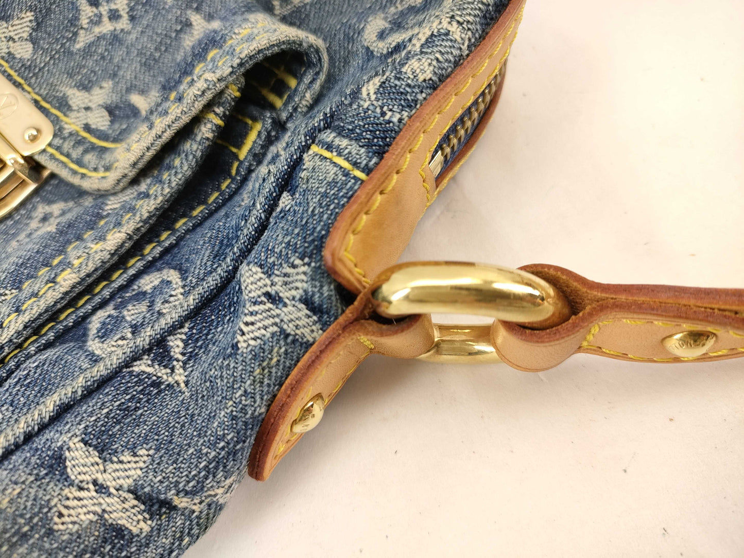 LOUIS VUITTON Monogram Denim M95348 Camera Bag Shoulder Bag