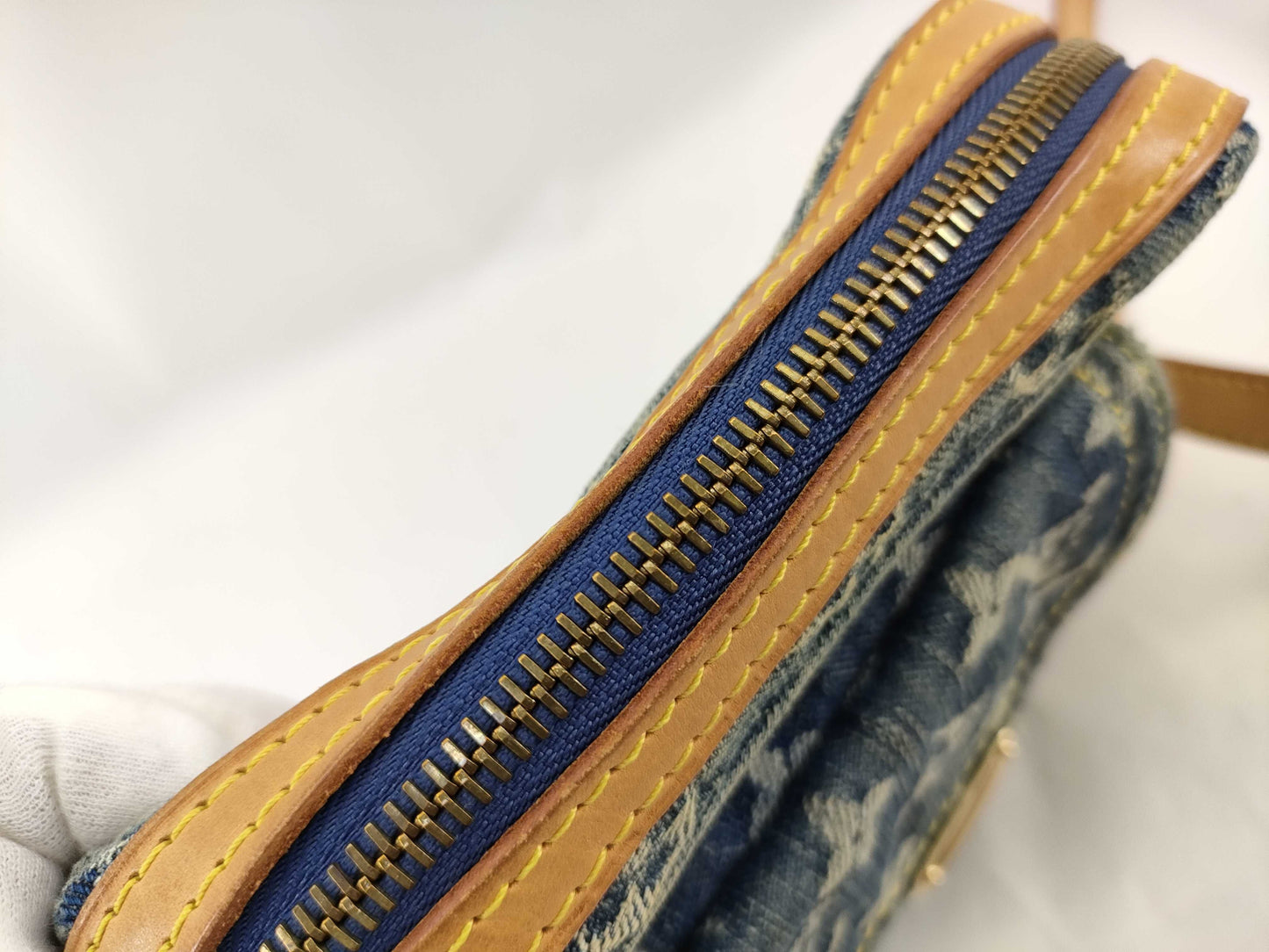 LOUIS VUITTON Monogram Denim M95348 Camera Bag Shoulder Bag