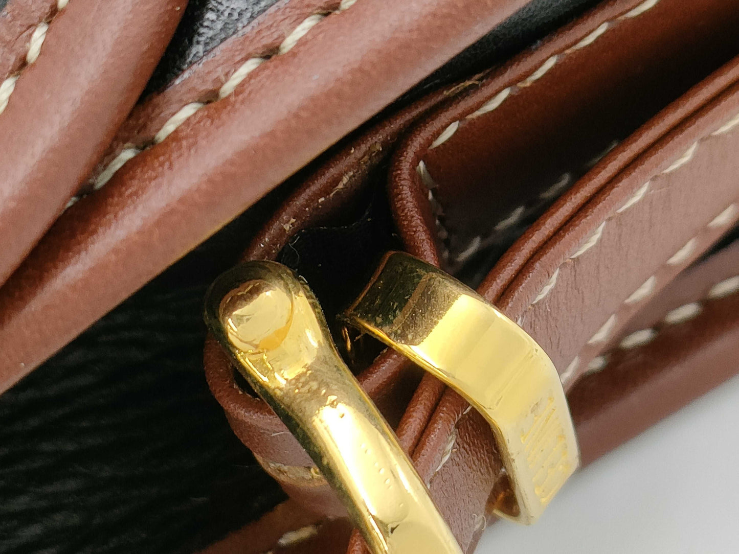 CELINE Shoulder Bag Leather Vintage Shoulder Bag