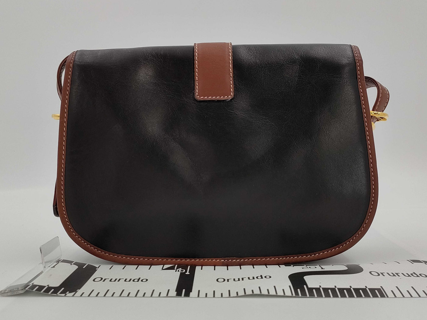 CELINE Shoulder Bag Leather Vintage Shoulder Bag