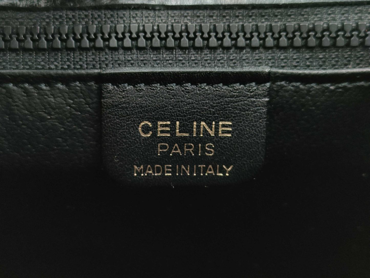 CELINE Shoulder Bag Leather Vintage Shoulder Bag