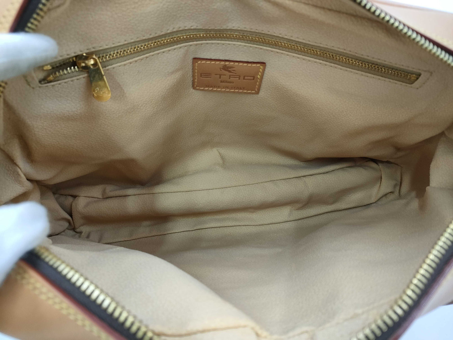 ETRO all-over print mini Boston shoulder bag