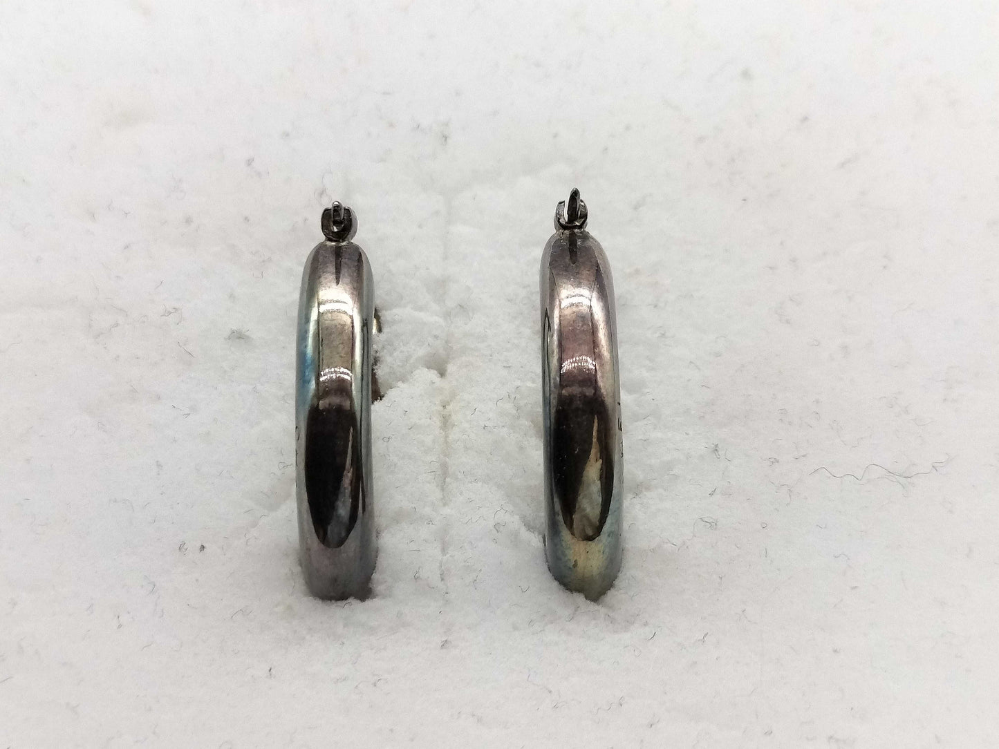 CHANEL Hoop Earrings 14.8g