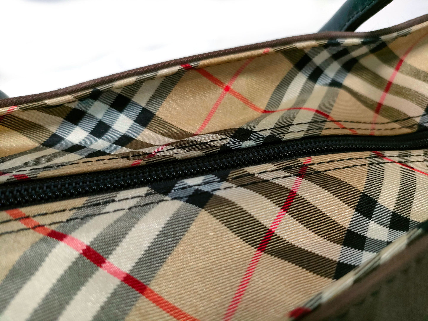 BOTTEGA VENETA Burberry nylon/enamel handbag set