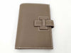 HERMES New Passant W Stamp Etoupe Epson Wallet