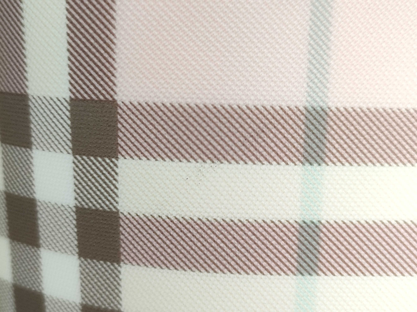 BURBERRY Check/Handbag/Pink/Discoloration-Resistant Tote Bag