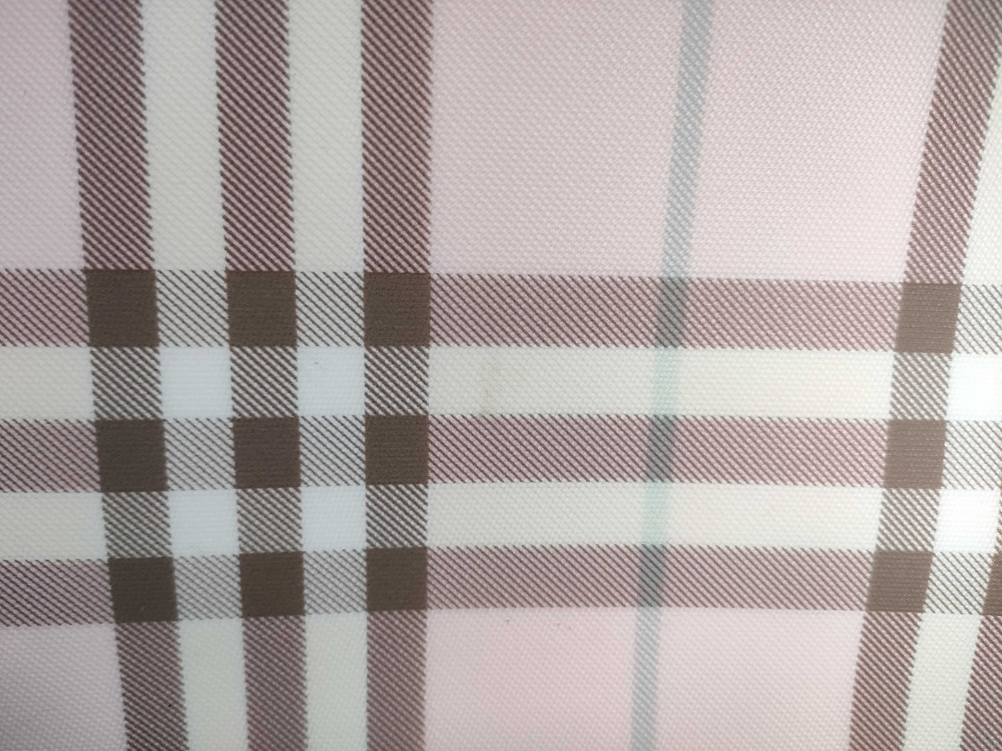 BURBERRY Check/Handbag/Pink/Discoloration-Resistant Tote Bag