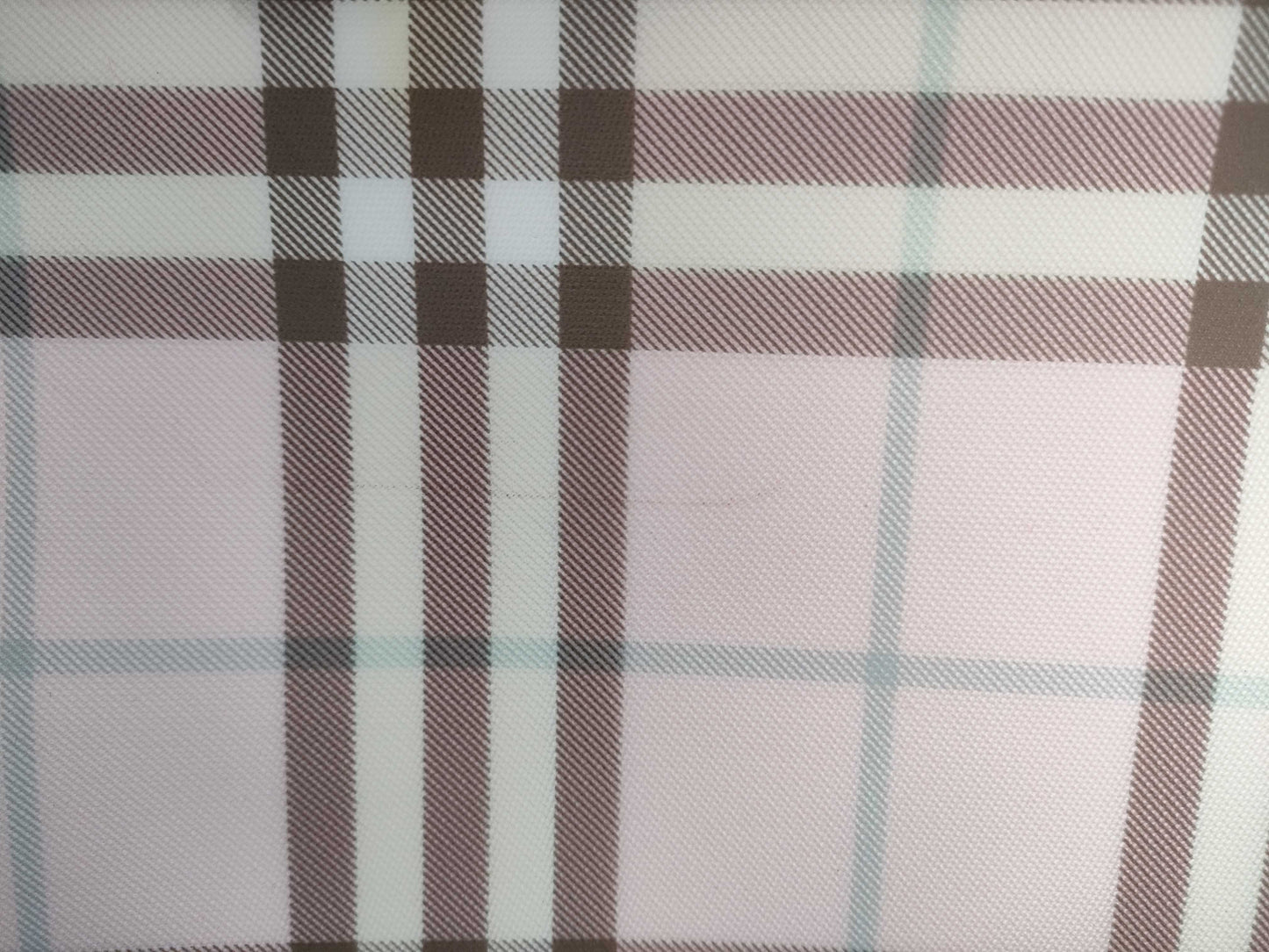 BURBERRY Check/Handbag/Pink/Discoloration-Resistant Tote Bag