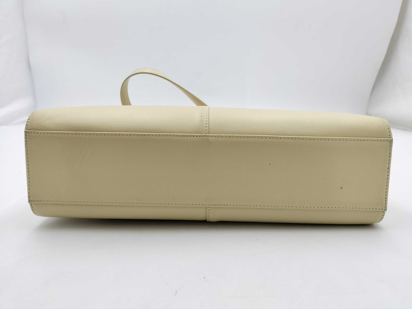 BURBERRY Leather/White/Tote Bag Handbag