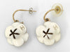 CHANEL Camellia Hoop Earrings 02P Earrings