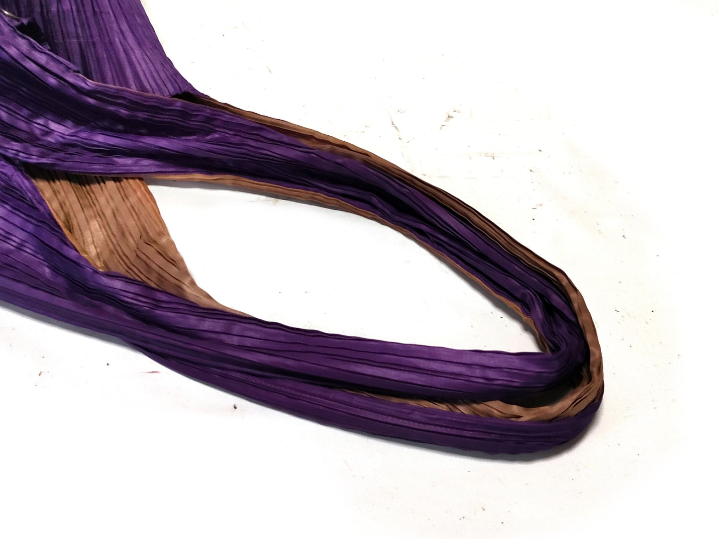 ISSEY MIYAKE Pleats Please Purple Bag