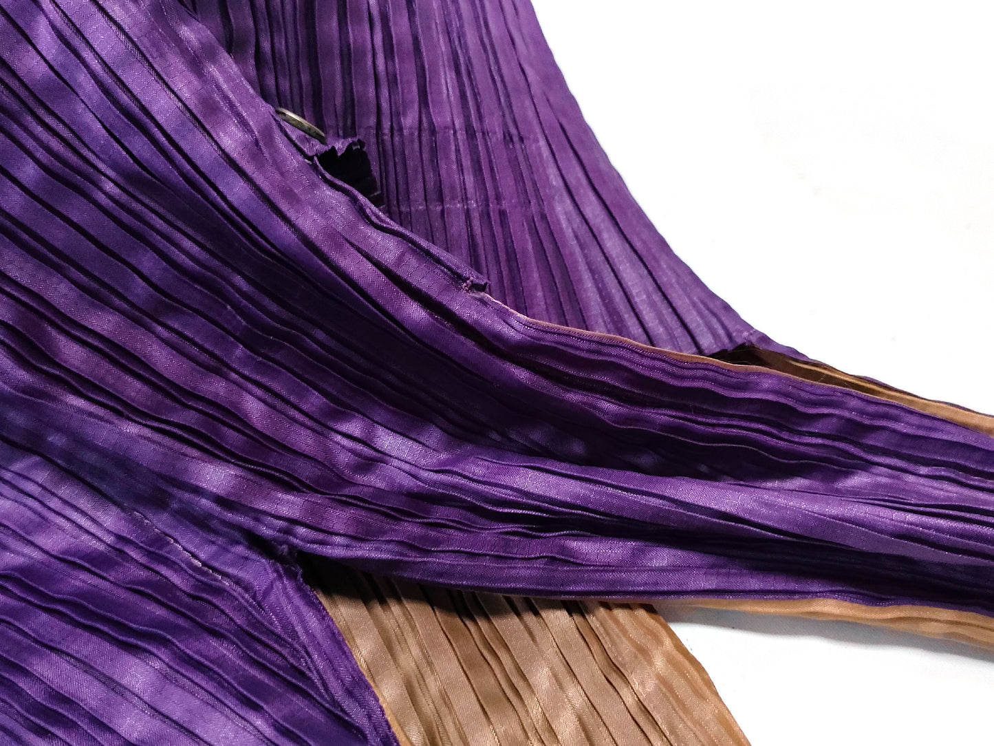 ISSEY MIYAKE Pleats Please Purple Bag
