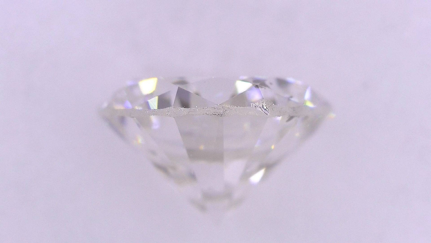 0.552ct F SI-1 FAIR/GD/GD FAINT NATURAL 5.09-5.25X3.28mm Diamond Loose