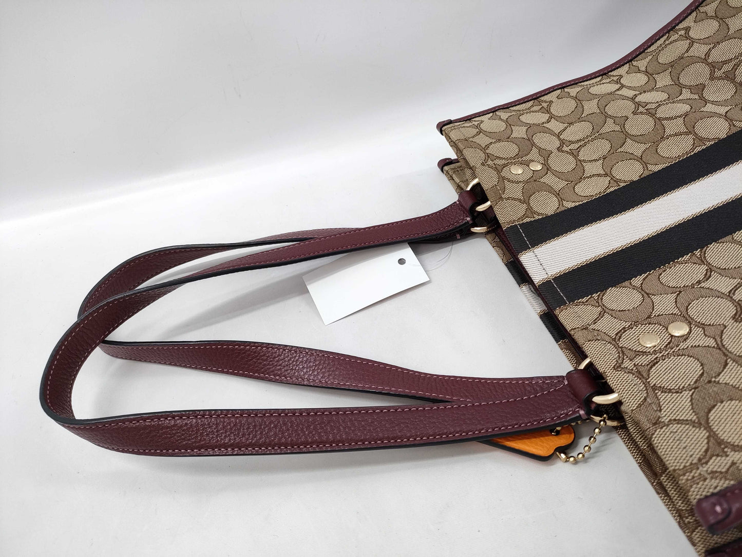 COACH Signature Dempsey Tote Shoulder Bag
