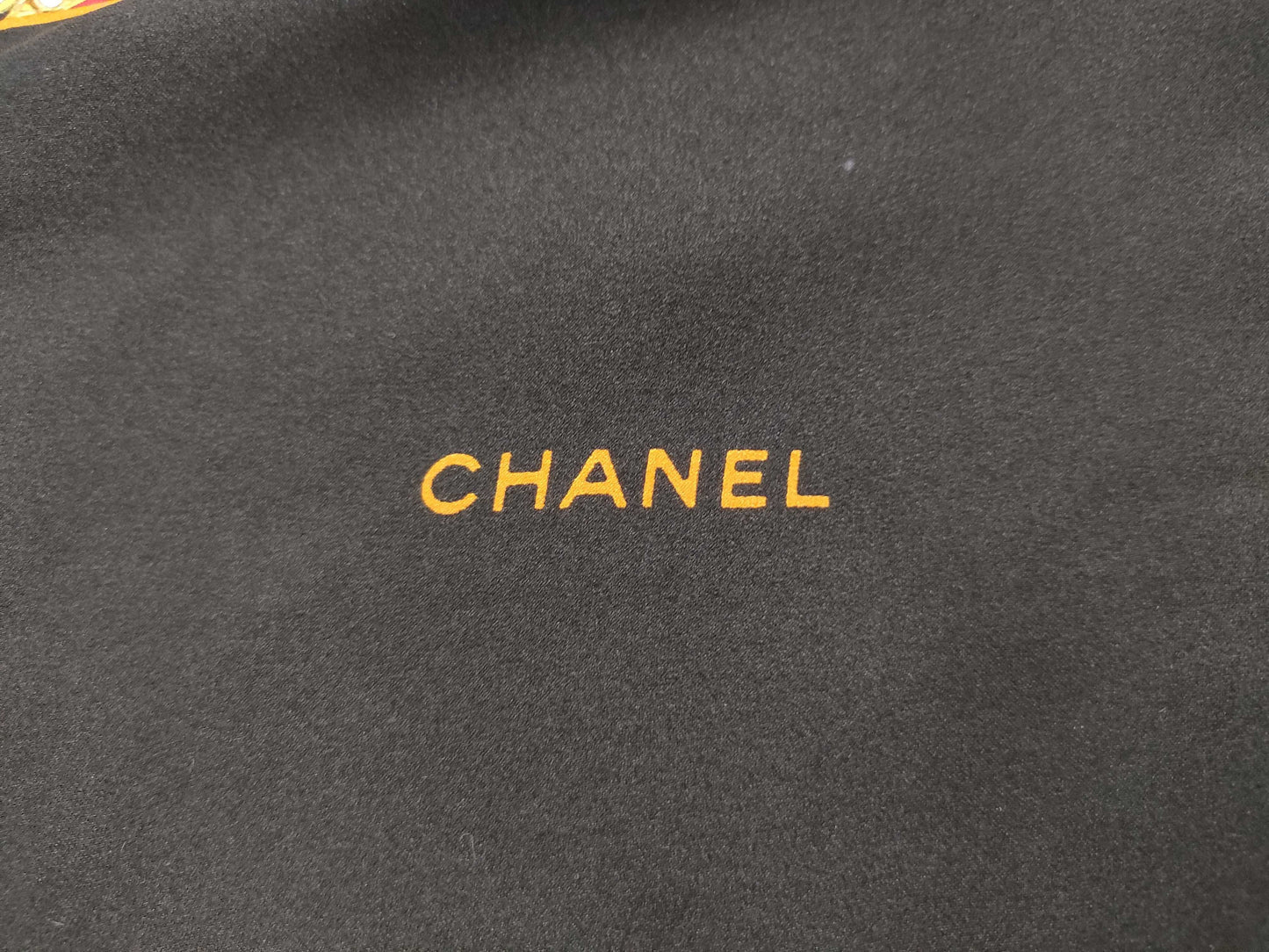 CHANEL Silk Scarf Coco Mark Scarf