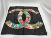 CHANEL Silk Scarf Coco Mark Scarf