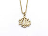 Dior logo necklace necklace