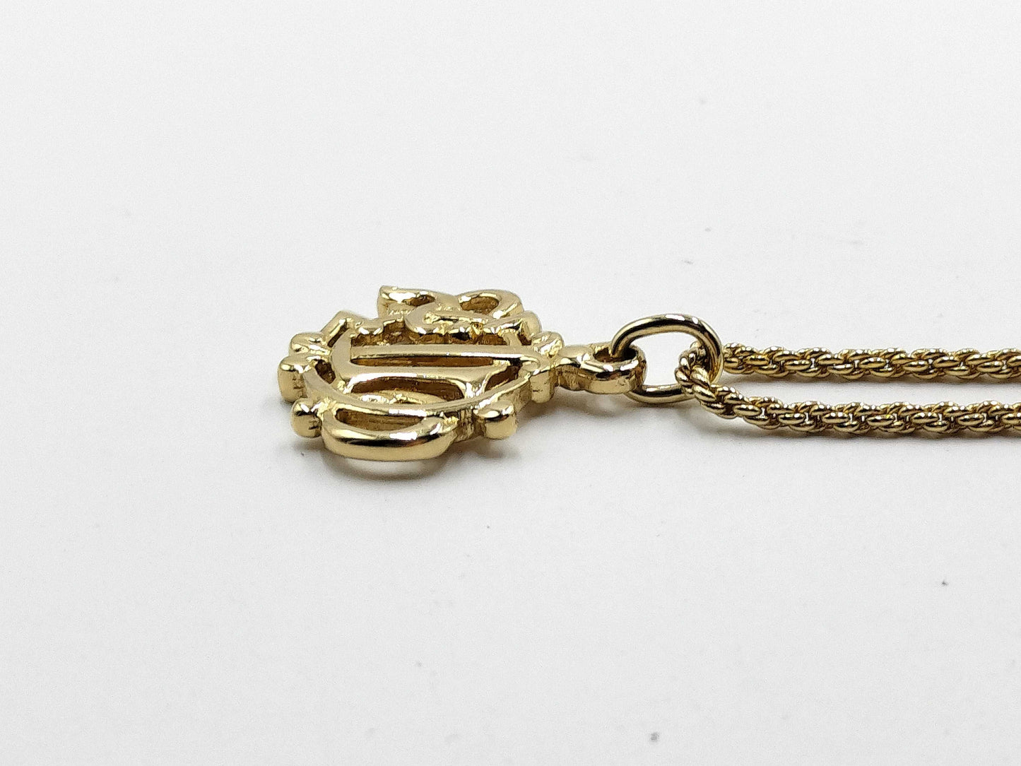 Dior logo necklace necklace