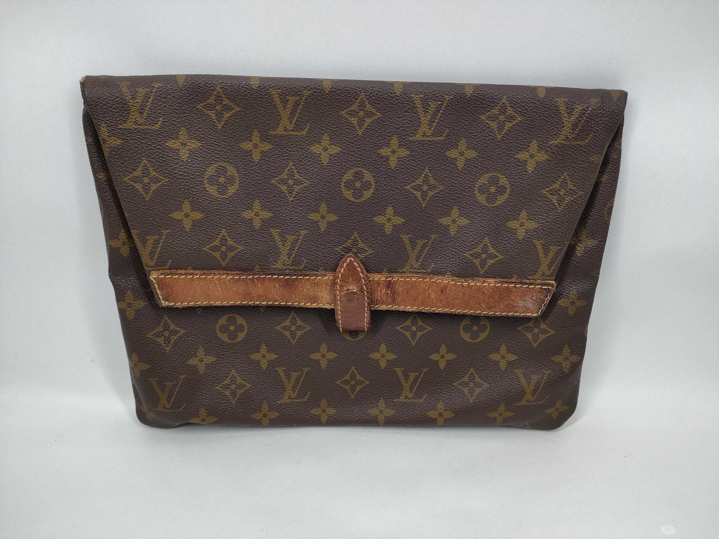 LOUIS VUITTON Monogram Pochette Pliant/Handkerchief Clutch Bag