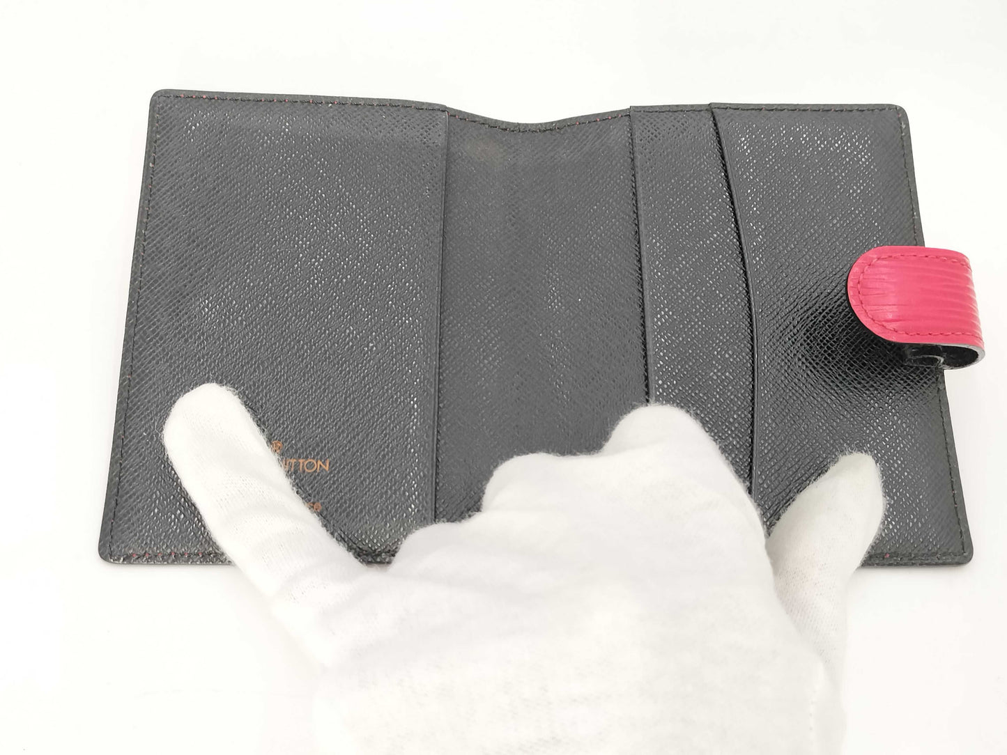 LOUIS VUITTON Epi Mini Agenda Card Case, Pass Case, Business Card Case