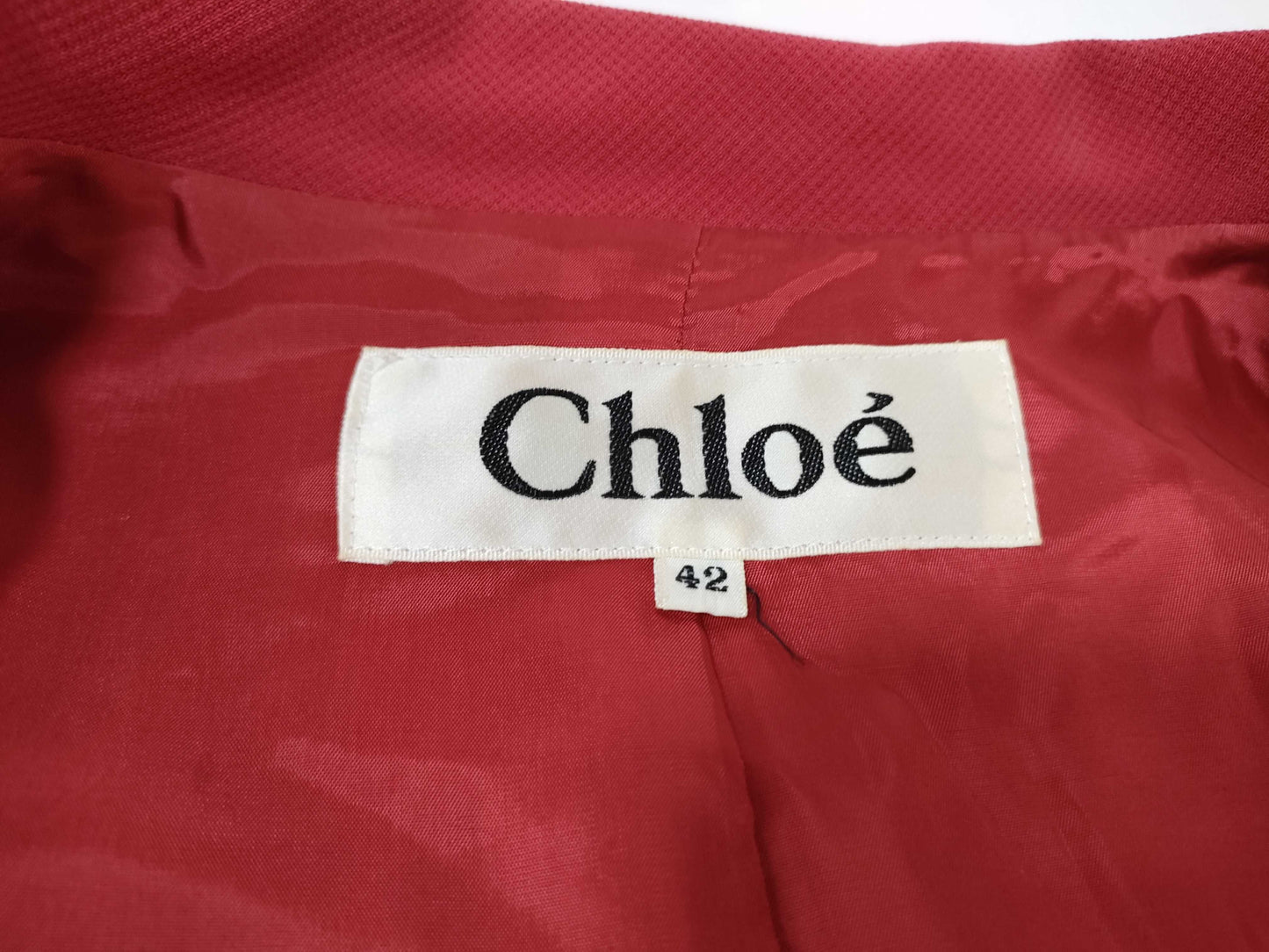 Chloe Jacket Set Red Size 42 Other Apparel