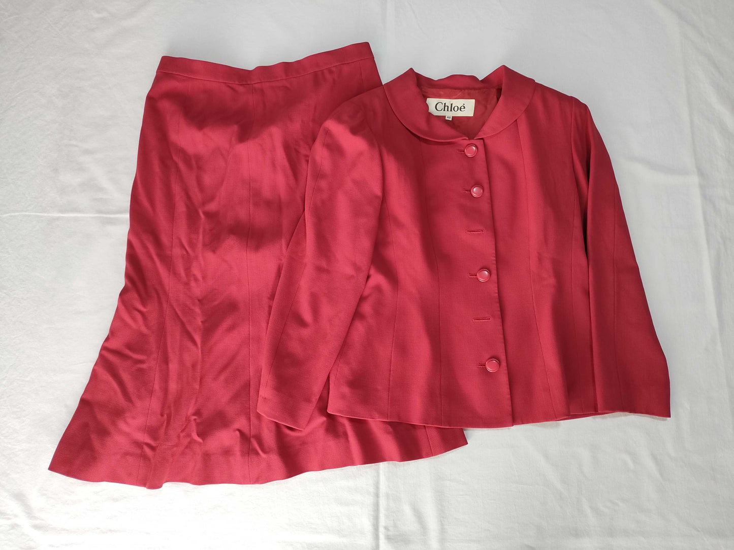 Chloe Jacket Set Red Size 42 Other Apparel