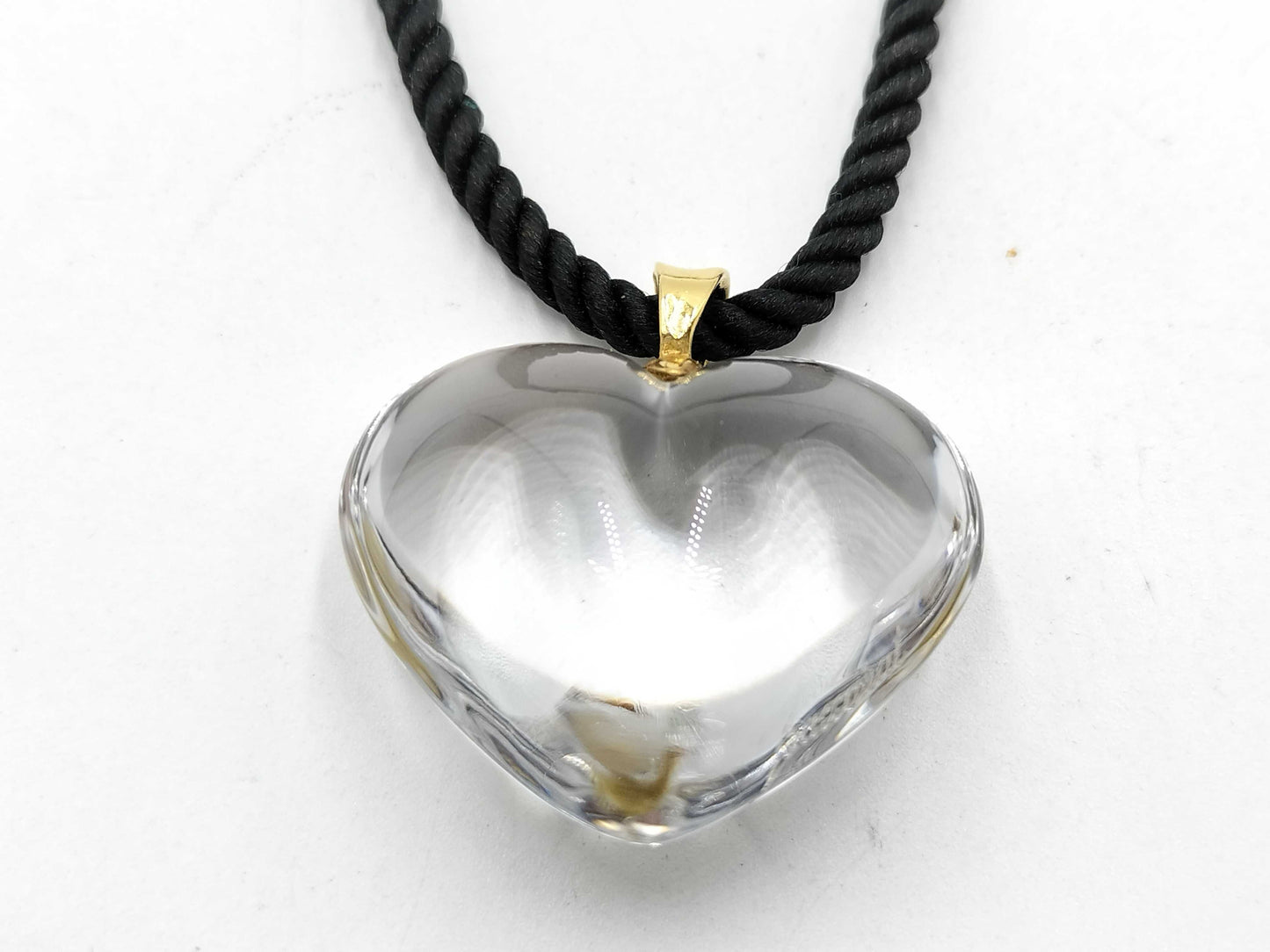 Baccarat Clear Heart Necklace