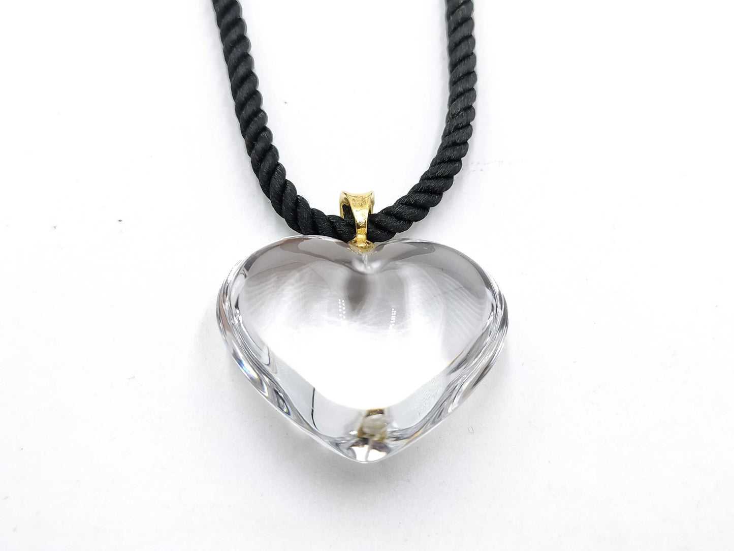 Baccarat Clear Heart Necklace
