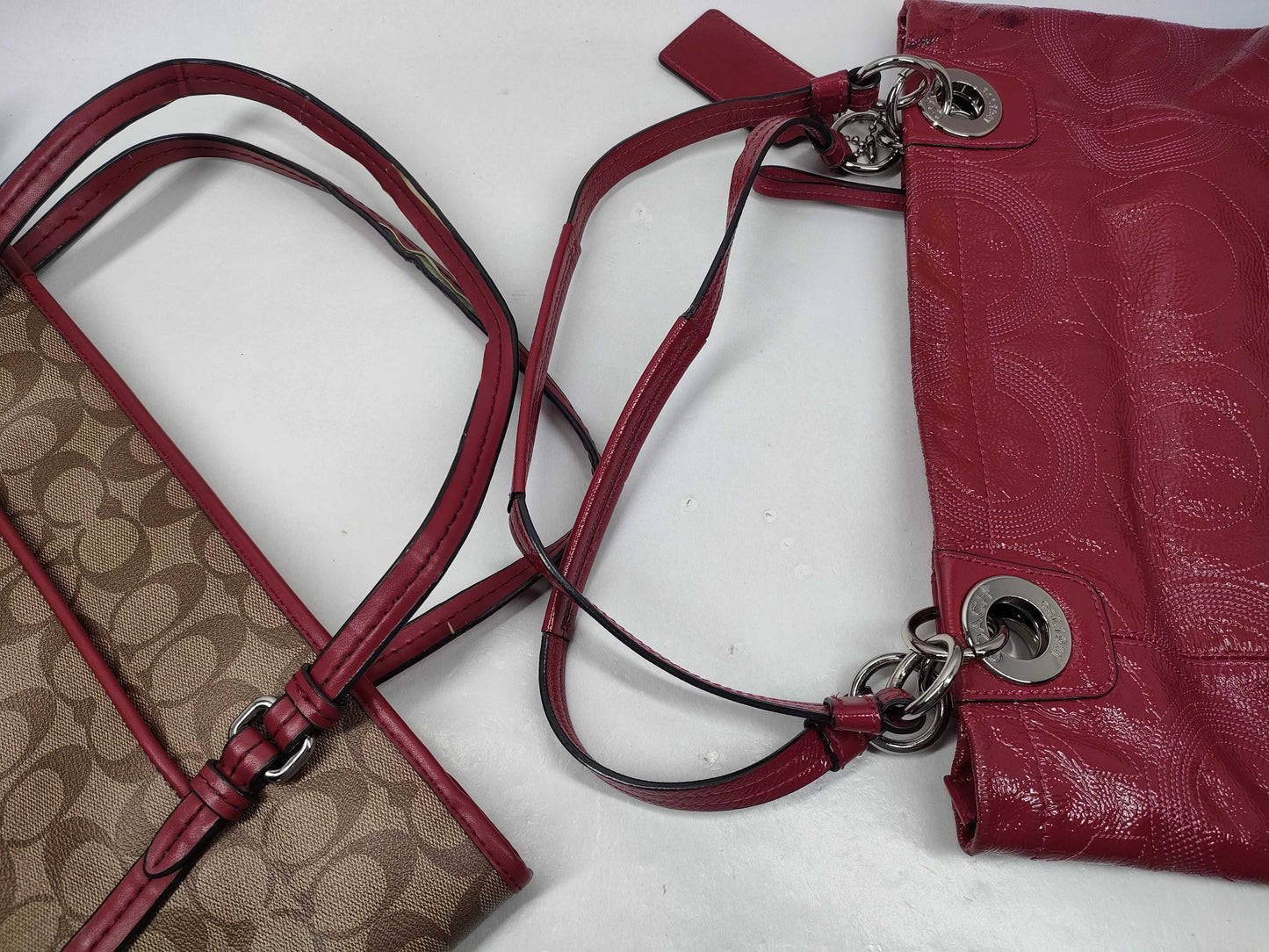 COACH Signature Bag/Pouch Set of 4 Tote Bags