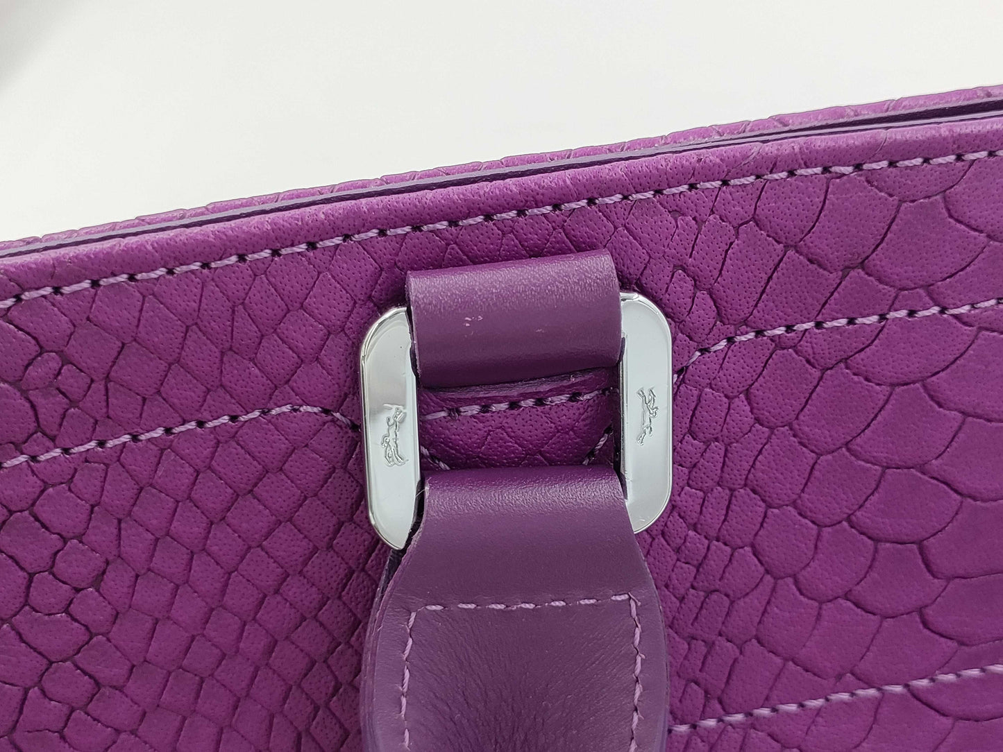 LONG CHAMP embossed handbag