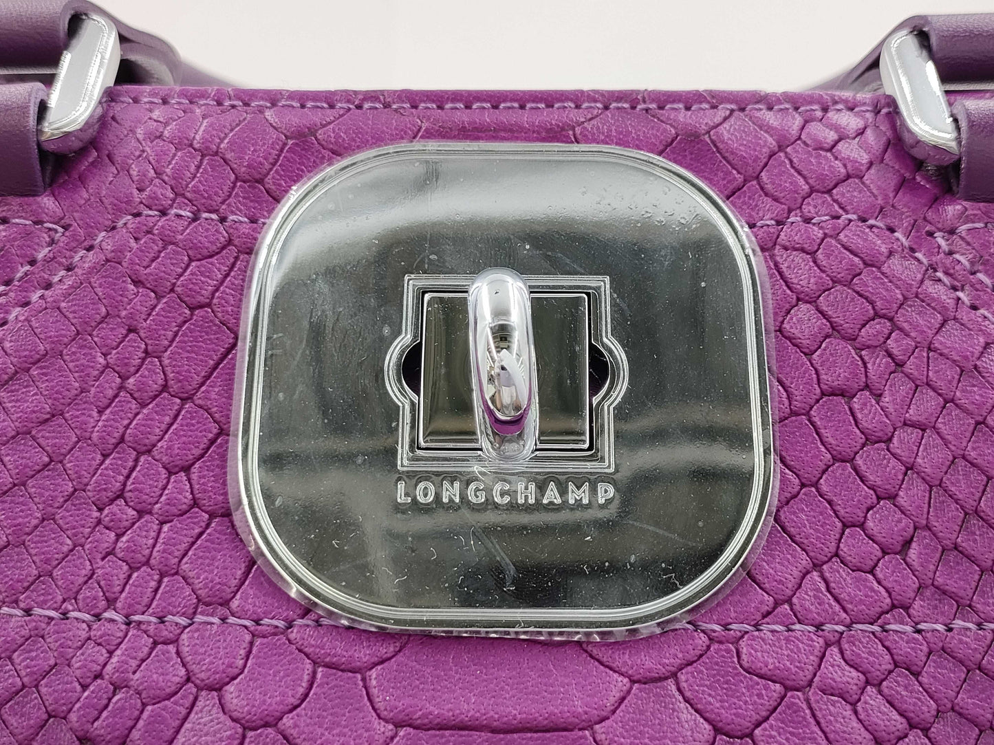 LONG CHAMP embossed handbag