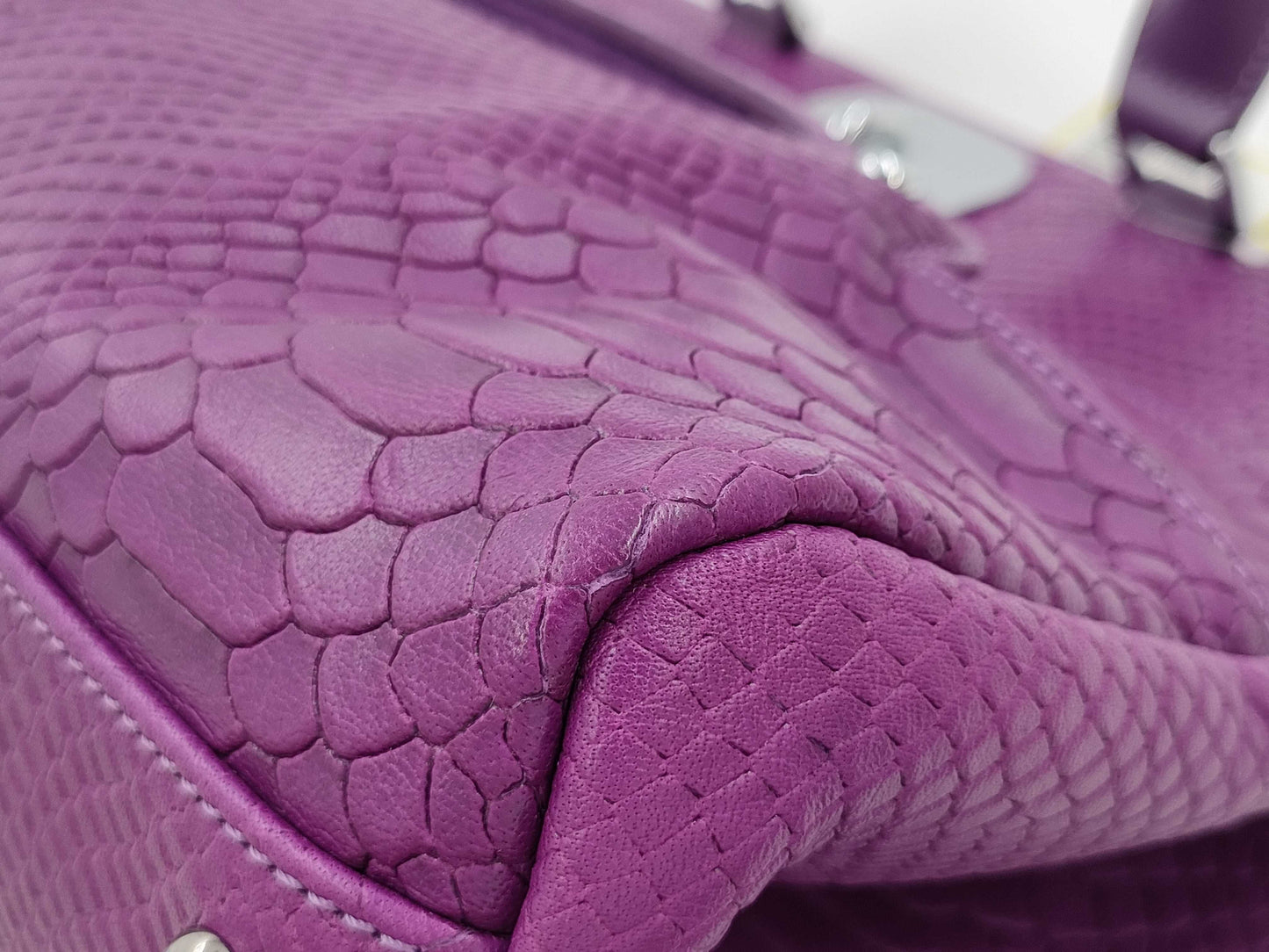 LONG CHAMP embossed handbag