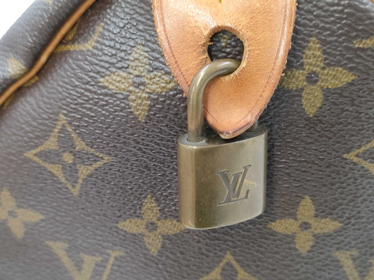 LOUIS VUITTON Monogram M41107 Speedy 35 Boston Bag