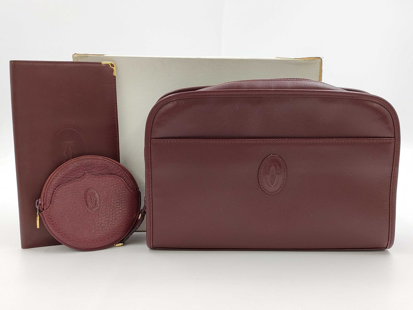 Cartier Bordeaux Second Bag, Long Wallet, Coin Purse, and Clutch Bag