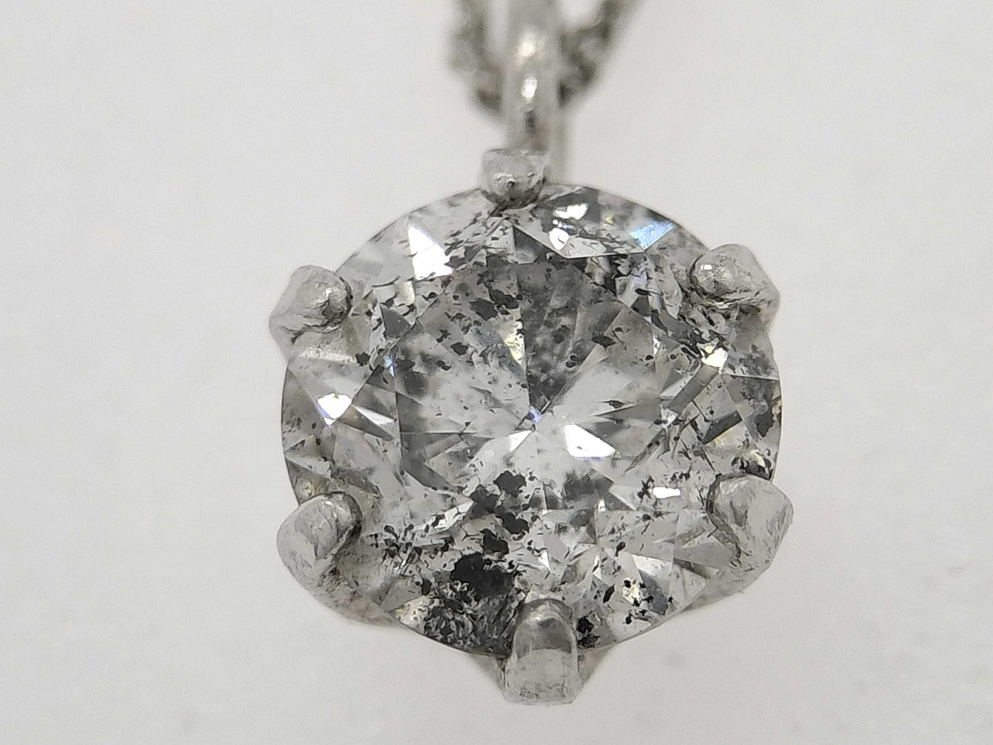D 0.3ct Pt999/Pt850 0.9g Necklace