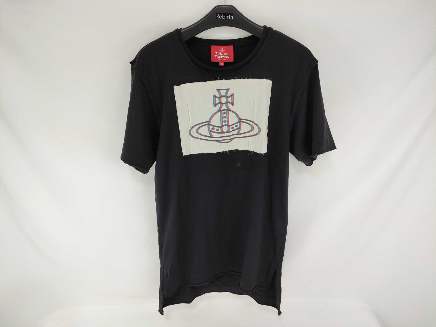 Vivienne Westwood Red Label T-shirt/Cut and Sew Orb Logo Black T-shirt