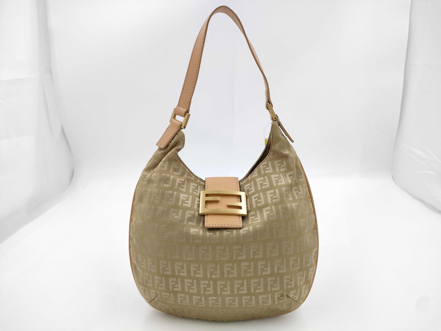 FENDI Zucca pattern one-shoulder handbag with Mamma hardware