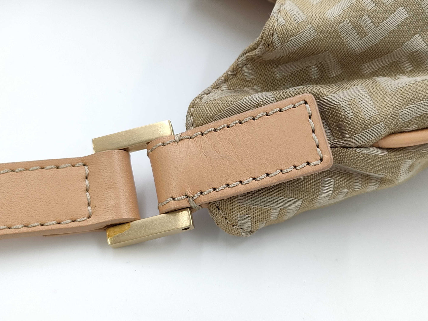 FENDI Zucca pattern one-shoulder handbag with Mamma hardware