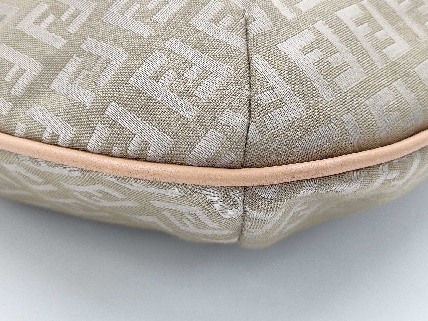 FENDI Zucca pattern one-shoulder handbag with Mamma hardware