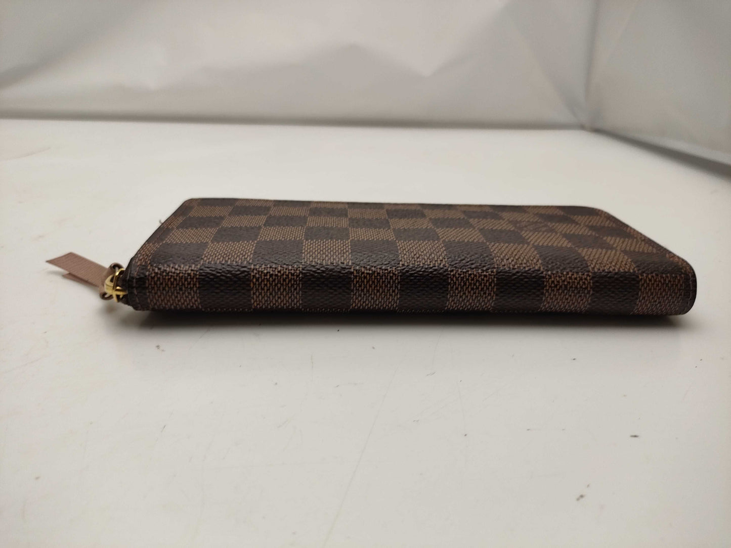 LOUIS VUITTON Damier N41626 Portefeuille Clemence Rose Ballerine Wallet