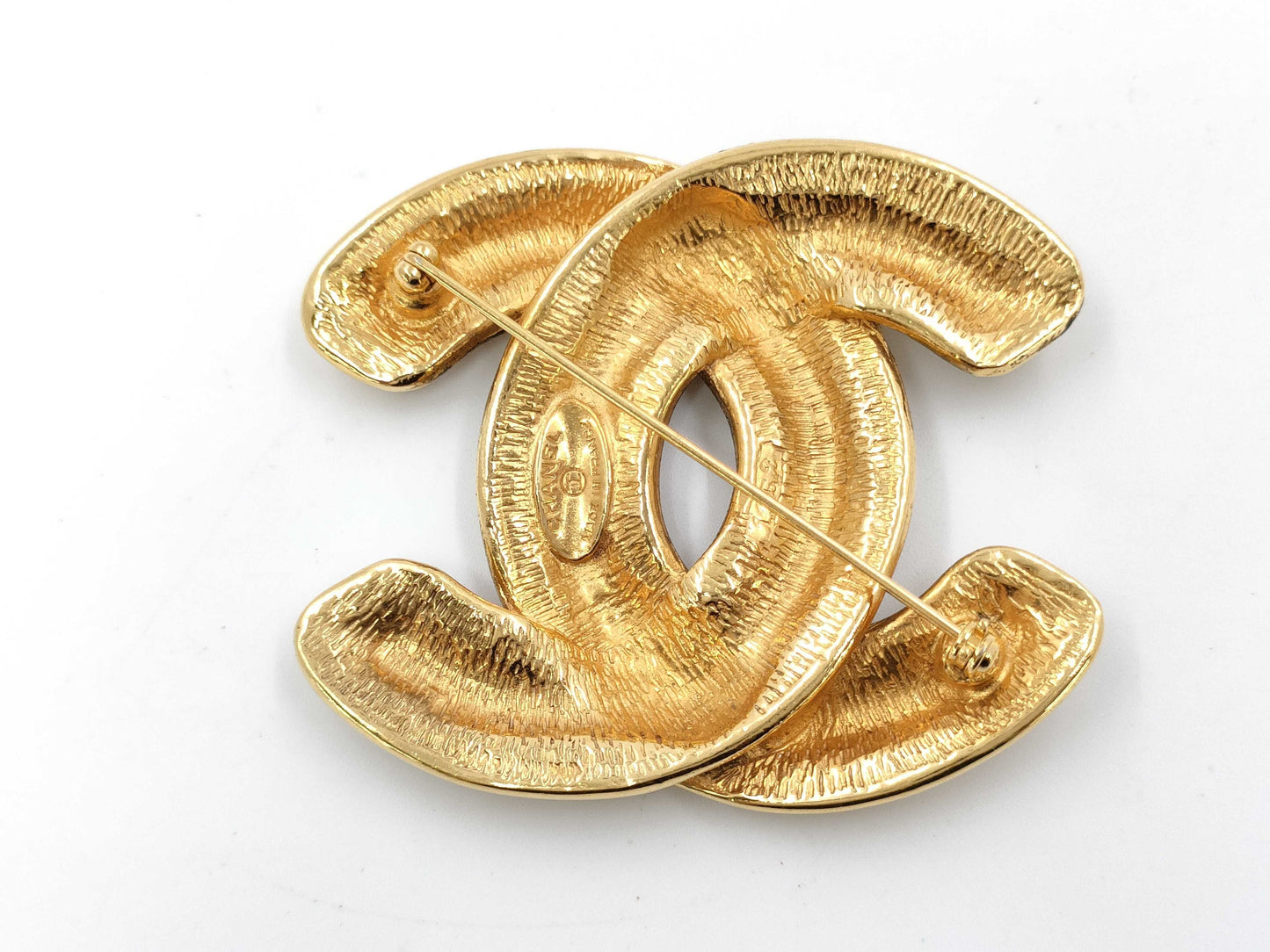CHANEL Coco Mark Matelasse Brooch Brooch