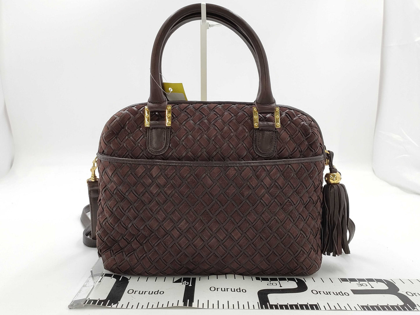BALLY Suede 2-Way Shoulder Bag