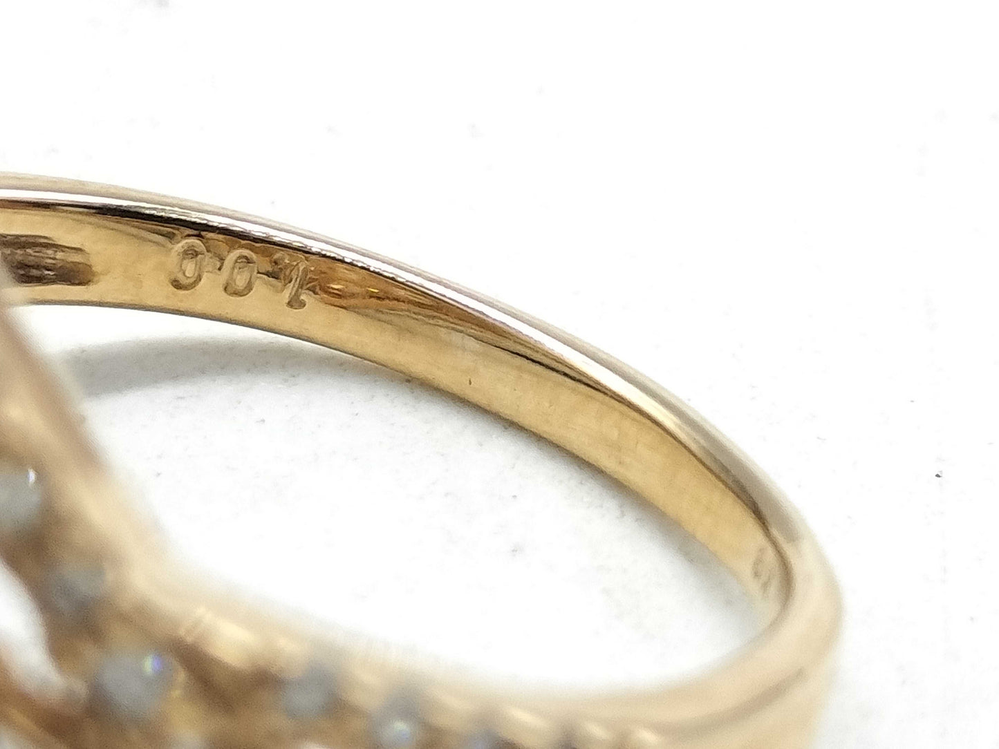 D1.00ct K18 3.4g Ring