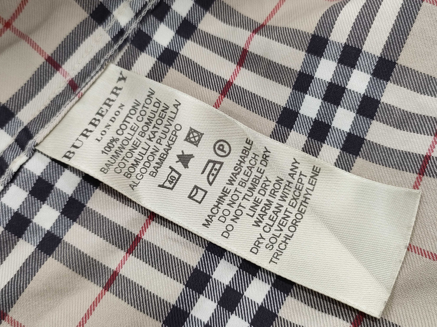 BURBERRY Classic Fit Check Shirt